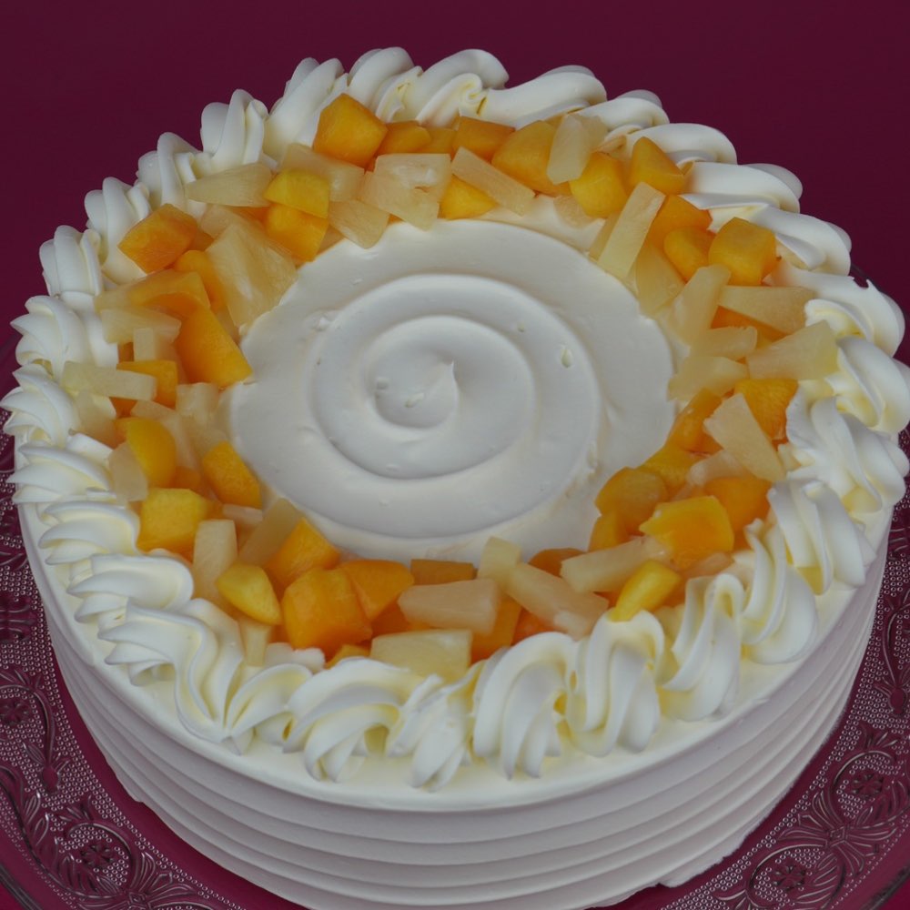 Torta Durazno Piña Manjar Crema