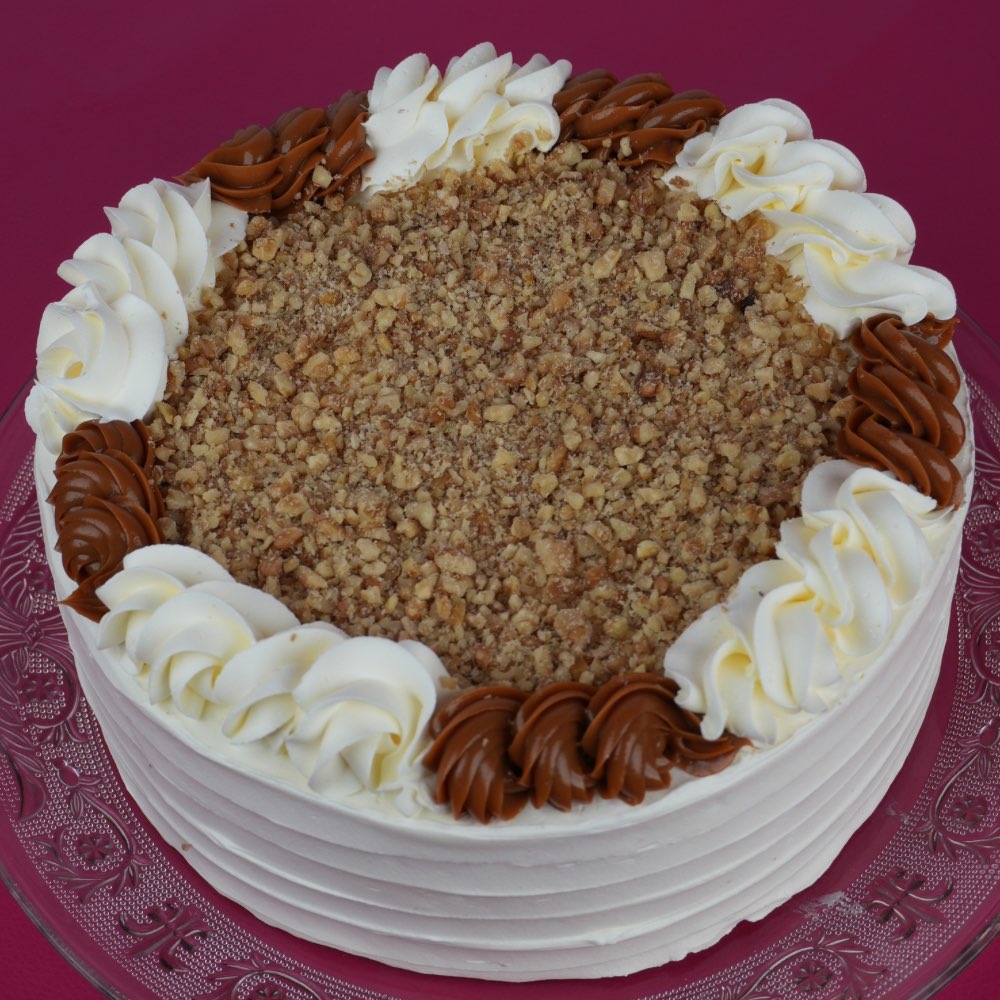 Torta hojarasca manjar nuez sin azúcar